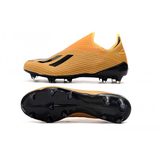 Explorar  Botas de fútbol Adidas X 19+ FG Negro Yellow