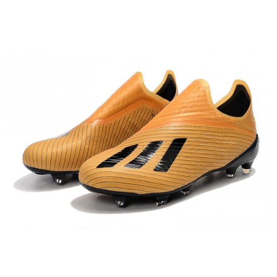 Explorar  Botas de fútbol Adidas X 19+ FG Negro Yellow