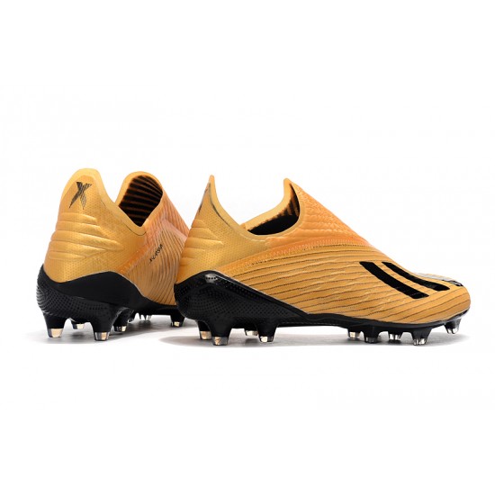 Explorar  Botas de fútbol Adidas X 19+ FG Negro Yellow