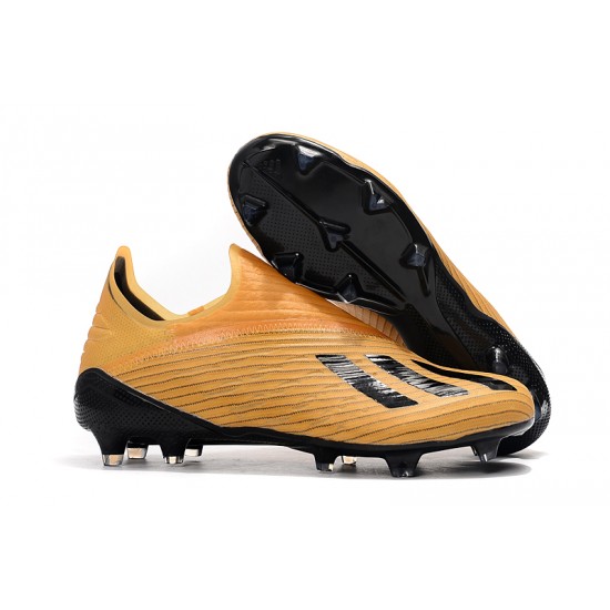 Explorar  Botas de fútbol Adidas X 19+ FG Negro Yellow