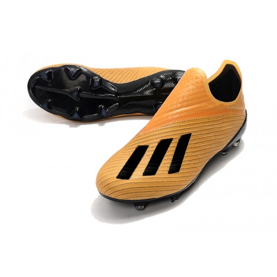Explorar  Botas de fútbol Adidas X 19+ FG Negro Yellow