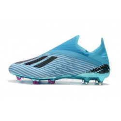 Botas de fútbol Adidas X 19+ FG Hard WiRojo Bright Cyan Core Negro Shock Rosado