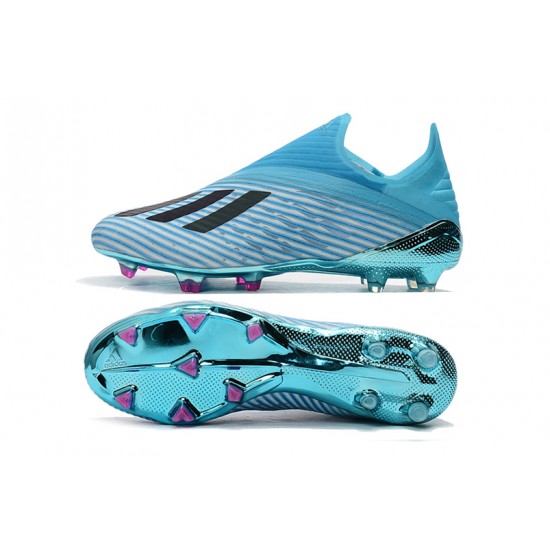 Descubrir  Botas de fútbol Adidas X 19+ FG Hard WiRojo Bright Cyan Core Negro Shock Rosado