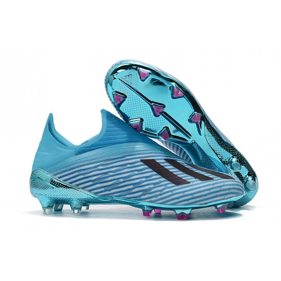 Descubrir  Botas de fútbol Adidas X 19+ FG Hard WiRojo Bright Cyan Core Negro Shock Rosado