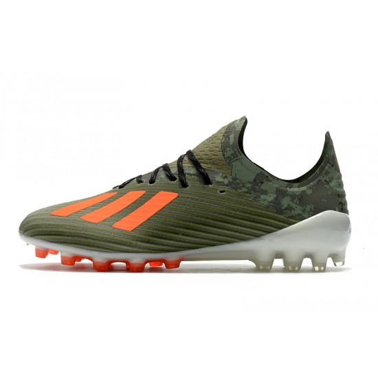 Mejor calidad  Botas de fútbol Adidas X 19.1 AG Ejercito verde Naranja
