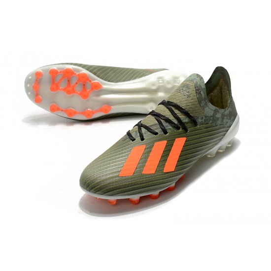 Mejor calidad  Botas de fútbol Adidas X 19.1 AG Ejercito verde Naranja