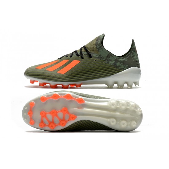 Mejor calidad  Botas de fútbol Adidas X 19.1 AG Ejercito verde Naranja