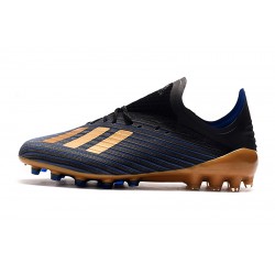 Botas de fútbol Adidas X 19.1 AG Negro Dorado