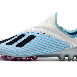Botas de fútbol Adidas X 19.1 AG Azul Negro Blanco