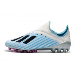 Botas de fútbol Adidas X 19.1 AG Azul Negro Blanco