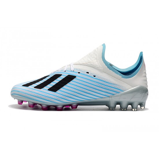 Calidad superior  Botas de fútbol Adidas X 19.1 AG Azul Negro Blanco