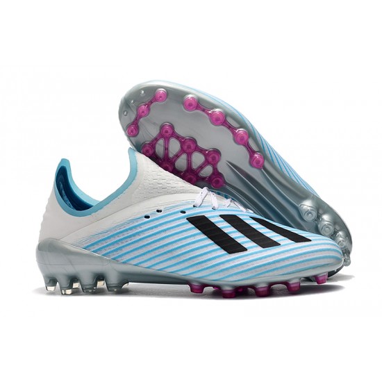 Calidad superior  Botas de fútbol Adidas X 19.1 AG Azul Negro Blanco