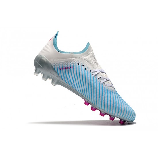 Calidad superior  Botas de fútbol Adidas X 19.1 AG Azul Negro Blanco