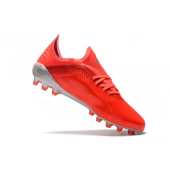 Tienda  Botas de fútbol Adidas X 19.1 AG Rojo Plata