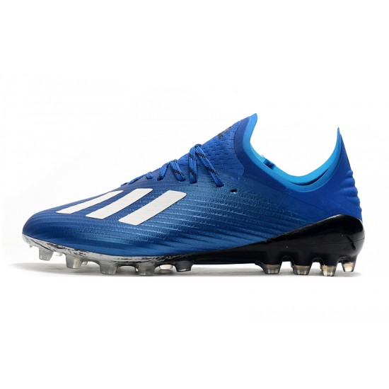 Mejor calidad  Botas de fútbol Adidas X 19.1 AG Azul real Blanco