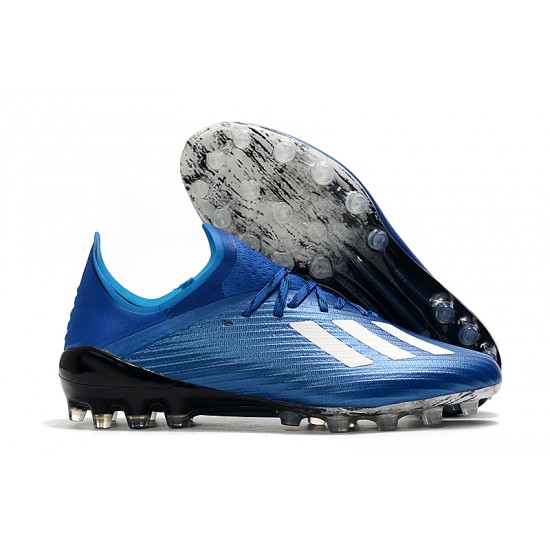 Mejor calidad  Botas de fútbol Adidas X 19.1 AG Azul real Blanco