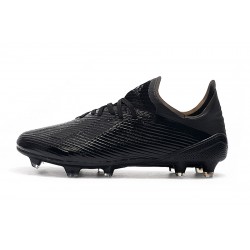 Botas de fútbol Adidas X 19.1 FG Todo negro