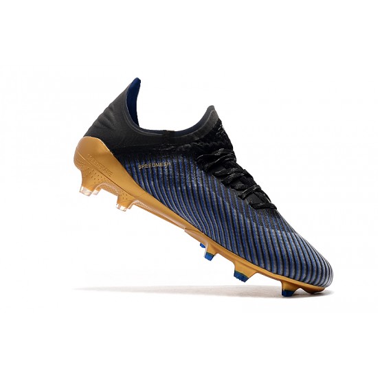 Descubrir  Botas de fútbol Adidas X 19.1 FG Negro Dorado Azul