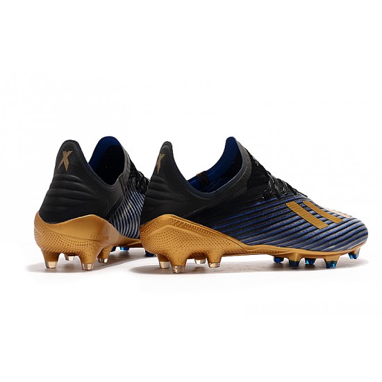 Descubrir  Botas de fútbol Adidas X 19.1 FG Negro Dorado Azul