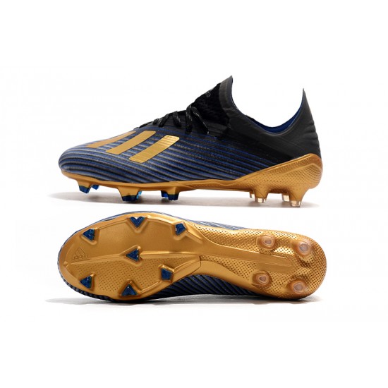 Descubrir  Botas de fútbol Adidas X 19.1 FG Negro Dorado Azul