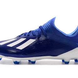 Botas de fútbol Adidas X 19.1 FG Azul Blanco