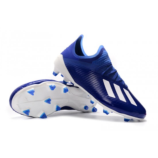 Mejor calidad  Botas de fútbol Adidas X 19.1 FG Azul Blanco