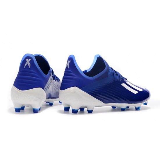 Mejor calidad  Botas de fútbol Adidas X 19.1 FG Azul Blanco