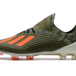 Botas de fútbol Adidas X 19.1 FG Verde Naranja