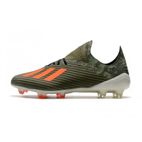 Descubrir  Botas de fútbol Adidas X 19.1 FG Verde Naranja