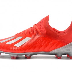 Botas de fútbol Adidas X 19.1 FG Naranja Plata