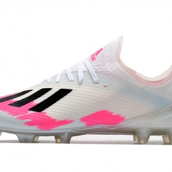 Botas de fútbol Adidas X 19.1 FG Blanco Rosado Negro