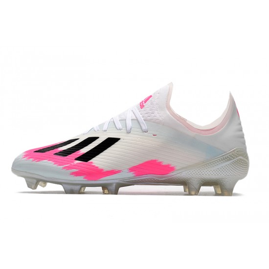 Comprar  Botas de fútbol Adidas X 19.1 FG Blanco Rosado Negro