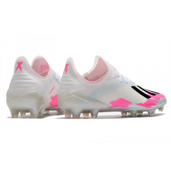 Comprar  Botas de fútbol Adidas X 19.1 FG Blanco Rosado Negro