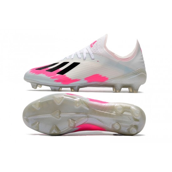 Comprar  Botas de fútbol Adidas X 19.1 FG Blanco Rosado Negro