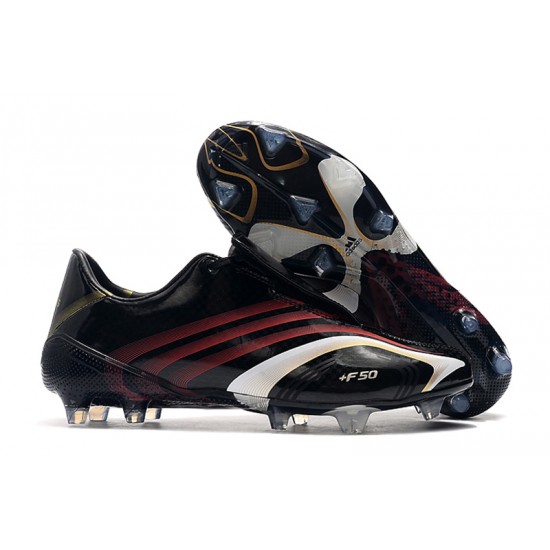 Mejor calidad  Botas de fútbol Adidas X F506 FG Tunit Laceless Negro Rojo Blanco