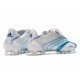 Tienda  Botas de fútbol Adidas X F506 FG Tunit Laceless Blanco Azul