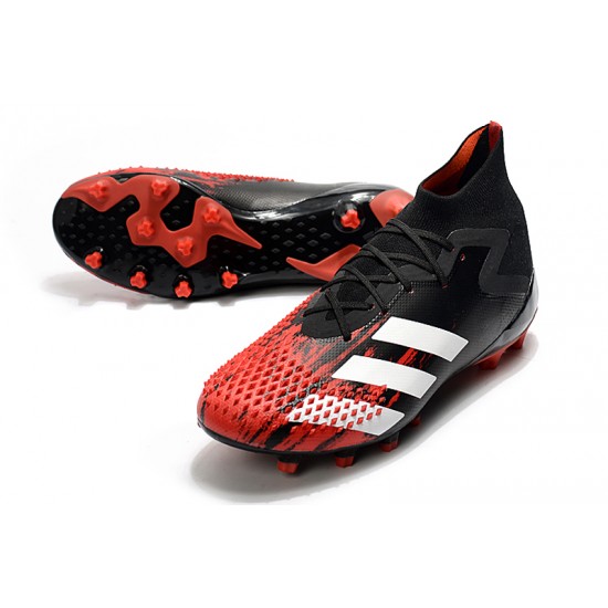 Comprar  Botas de fútbol Adidas Predator Mutator 20.1 AG Negro Blanco Rojo