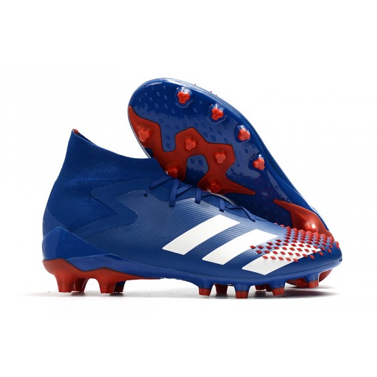 Comprar ahora  Botas de fútbol Adidas Predator Mutator 20.1 AG Azul Blanco Rojo