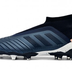 Botas de fútbol Adidas Predator 18+ FG Azul oscuro Rosado Blanco