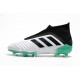 Calidad superior  Botas de fútbol Adidas Predator 18+ FG Blanco Negro Verde