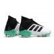 Calidad superior  Botas de fútbol Adidas Predator 18+ FG Blanco Negro Verde