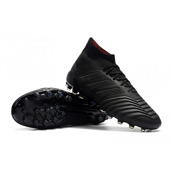 Explorar  Botas de fútbol Adidas Predator 18.1 AG Todo negro