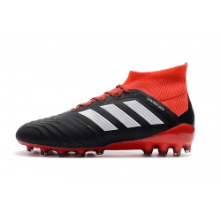 Botas de fútbol Adidas Predator 18.1 AG Negro Rojo Blanco