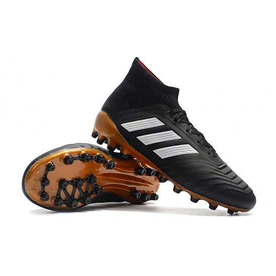 Descubrir  Botas de fútbol Adidas Predator 18.1 AG Negro Blanco