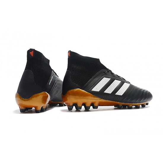 Descubrir  Botas de fútbol Adidas Predator 18.1 AG Negro Blanco