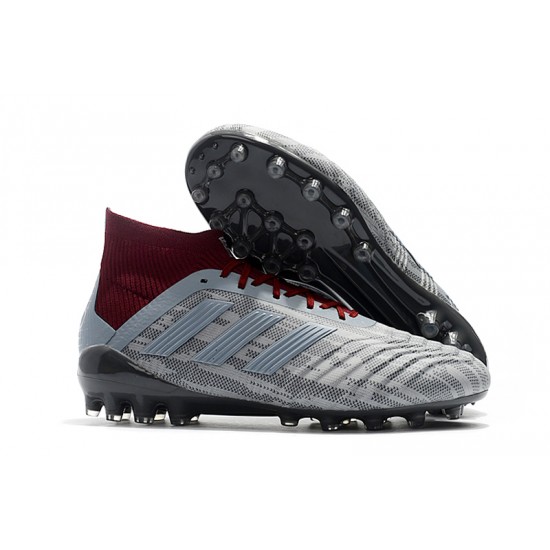 Comprar  Botas de fútbol Adidas Predator 18.1 AG Dark Gris Rojo