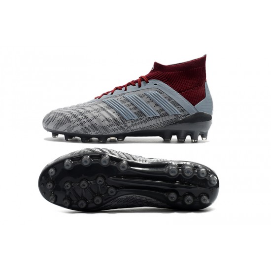 Comprar  Botas de fútbol Adidas Predator 18.1 AG Dark Gris Rojo