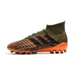 Botas de fútbol Adidas Predator 18.1 AG Naranja Verde Negro