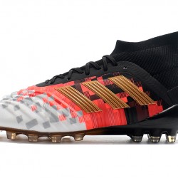 Botas de fútbol Adidas Predator 18.1 AG Blanco Rosado Negro