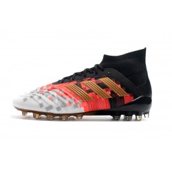 Botas de fútbol Adidas Predator 18.1 AG Blanco Rosado Negro